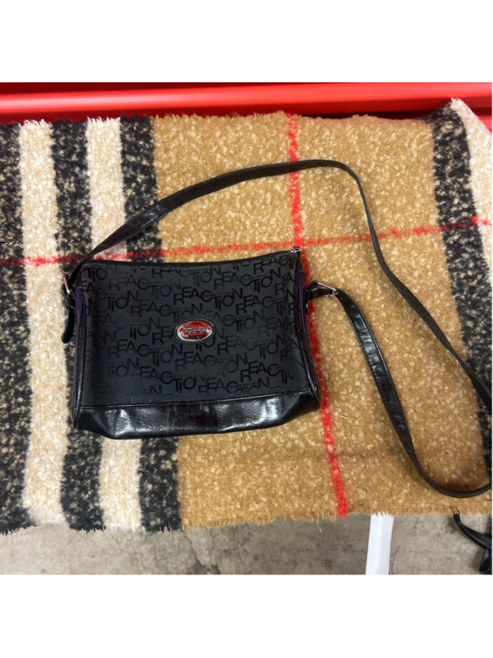 Women's Kenneth Cole Reaction Crossbody Bag One Size Black Red